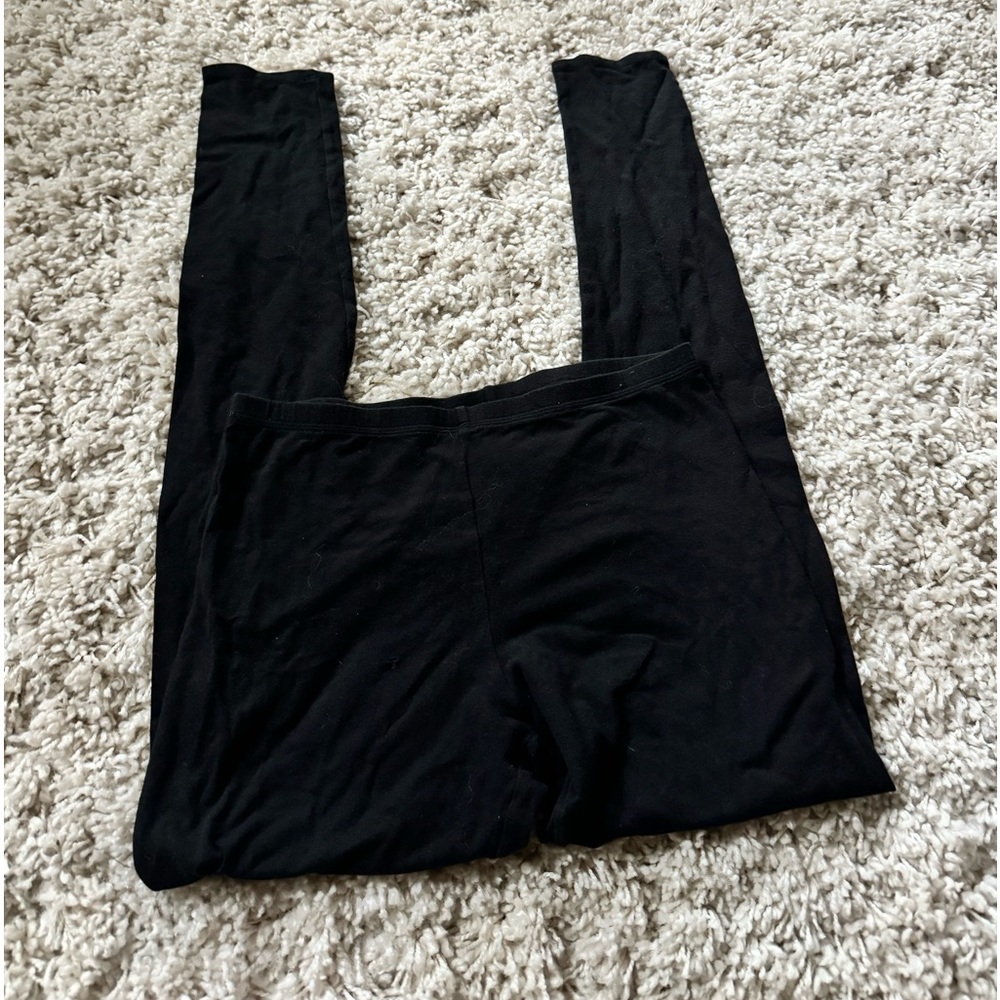 Feline Simple Basic Soft High Waisted Casual Plai… - image 1